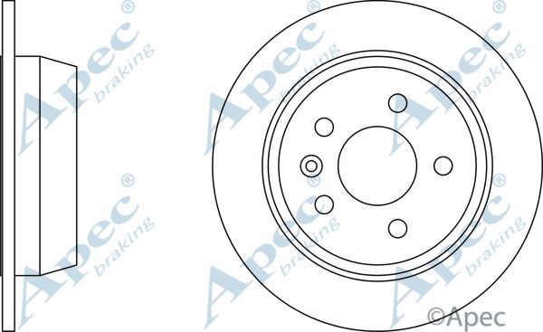 APEC BRAKING Bremžu diski DSK721